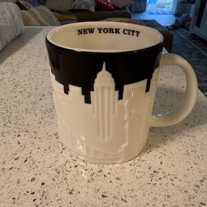 Starbucks New York City Skyline Mug - Black and White